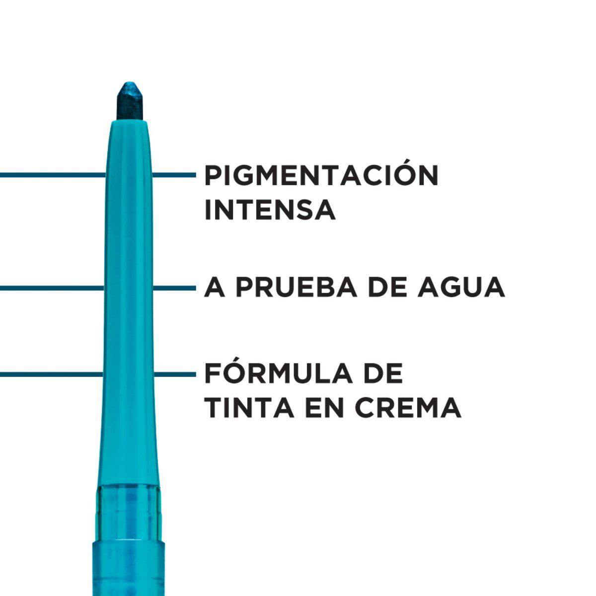 Delineador para Ojos L'Or&eacute;al Paris Le Liner Signature Turquoise Faux 28g image number null