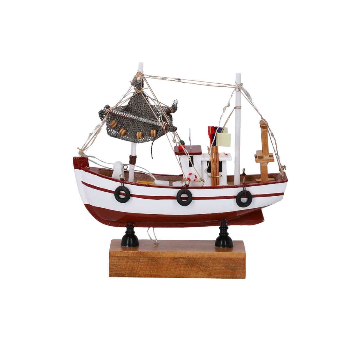 Bote de pesca con luz LED image number null