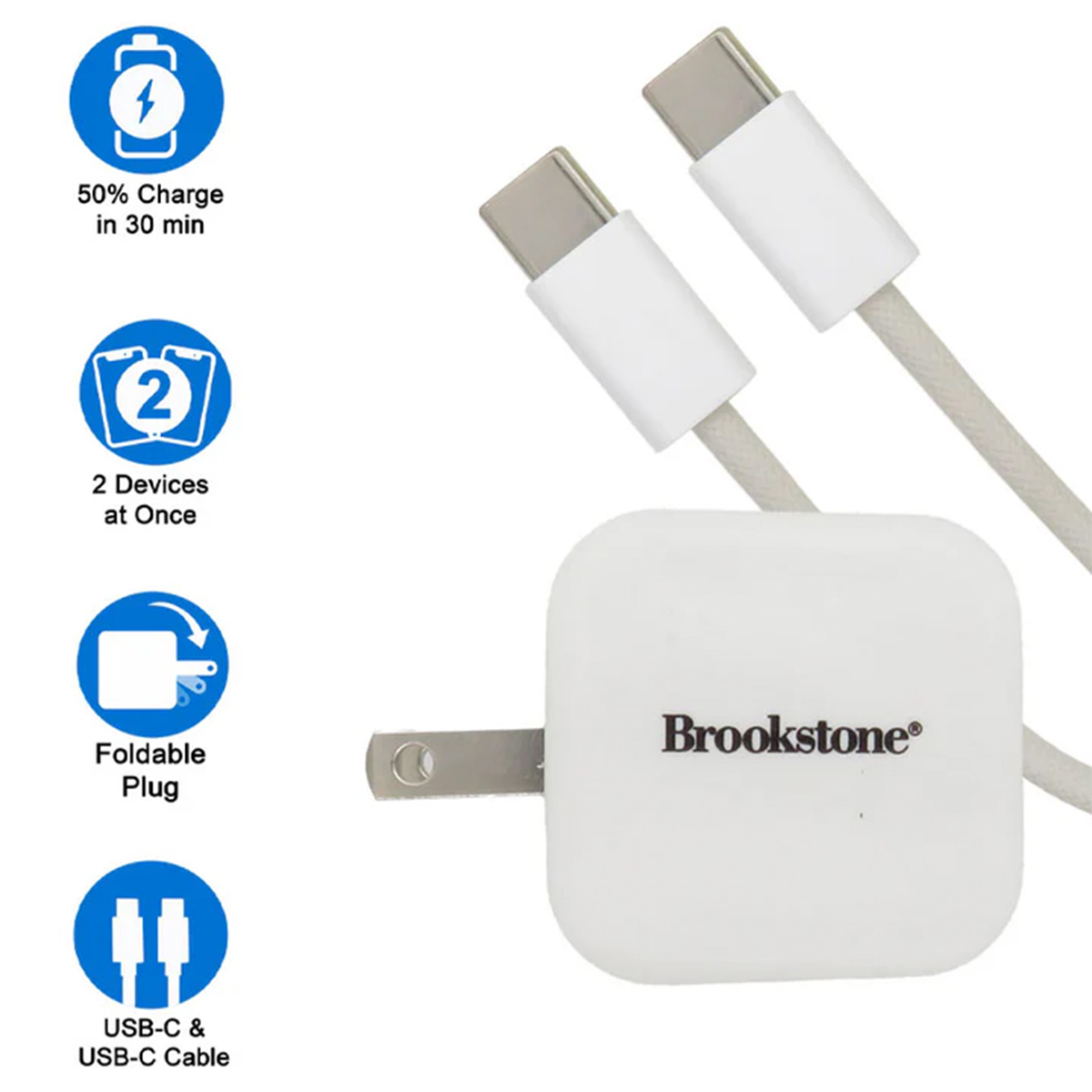 Cargador 20w 1usb C 1usb A+Cable 1.21m image number null