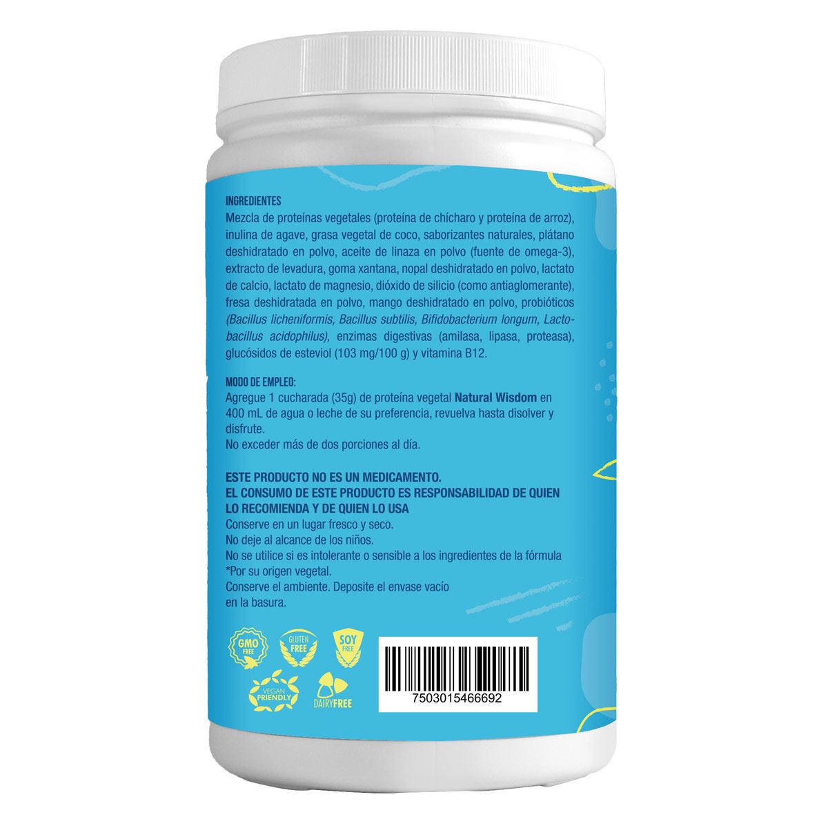 Proteína Vegetal Vainilla 450g image number null