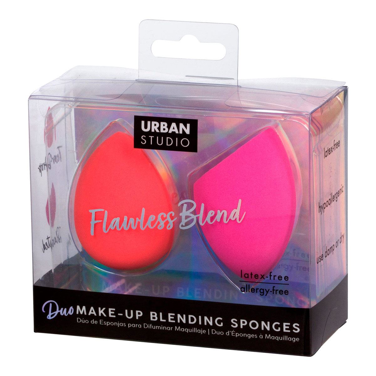 Dúo Esponjas de Maquillaje Coral / Rosa image number null