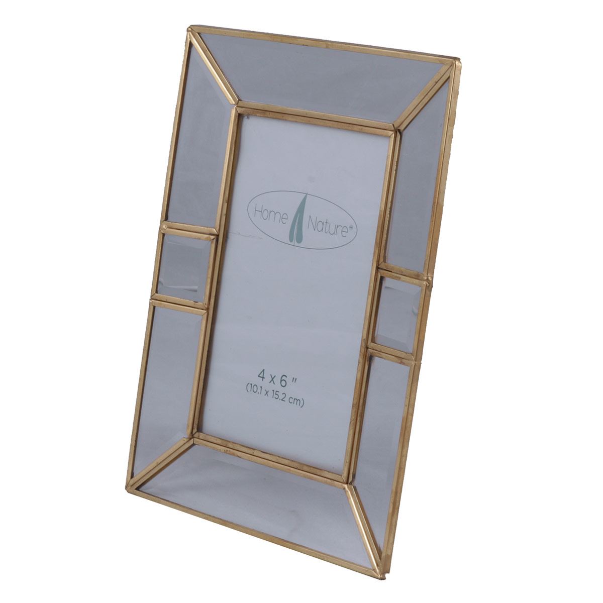 Home Nature portarretrato gold con bordes de metal 4*6" image number null