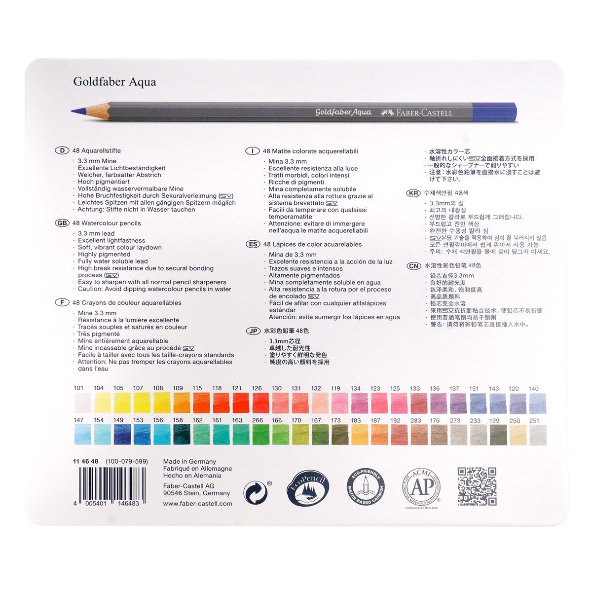 Lápices acuarelables Faber-Castell Goldfaber x 24 image number null