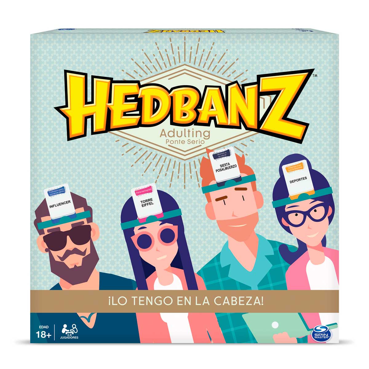 Juego de Mesa Hedbanz Adulting image number null