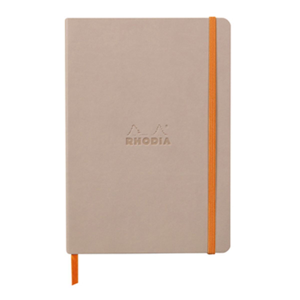 Libreta Rhodia A5 Pasta Suave Rayas Color Rosa Claro image number null