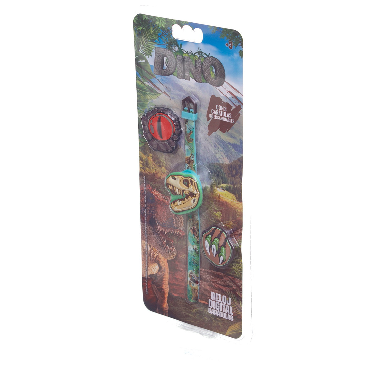Reloj Digital con Caratulas Intercambiables Dinosaurios Switch image number null