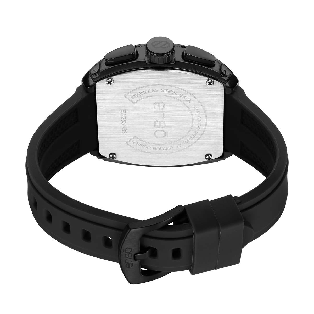 Reloj De Pulso Enso Negro Para Caballero image number null