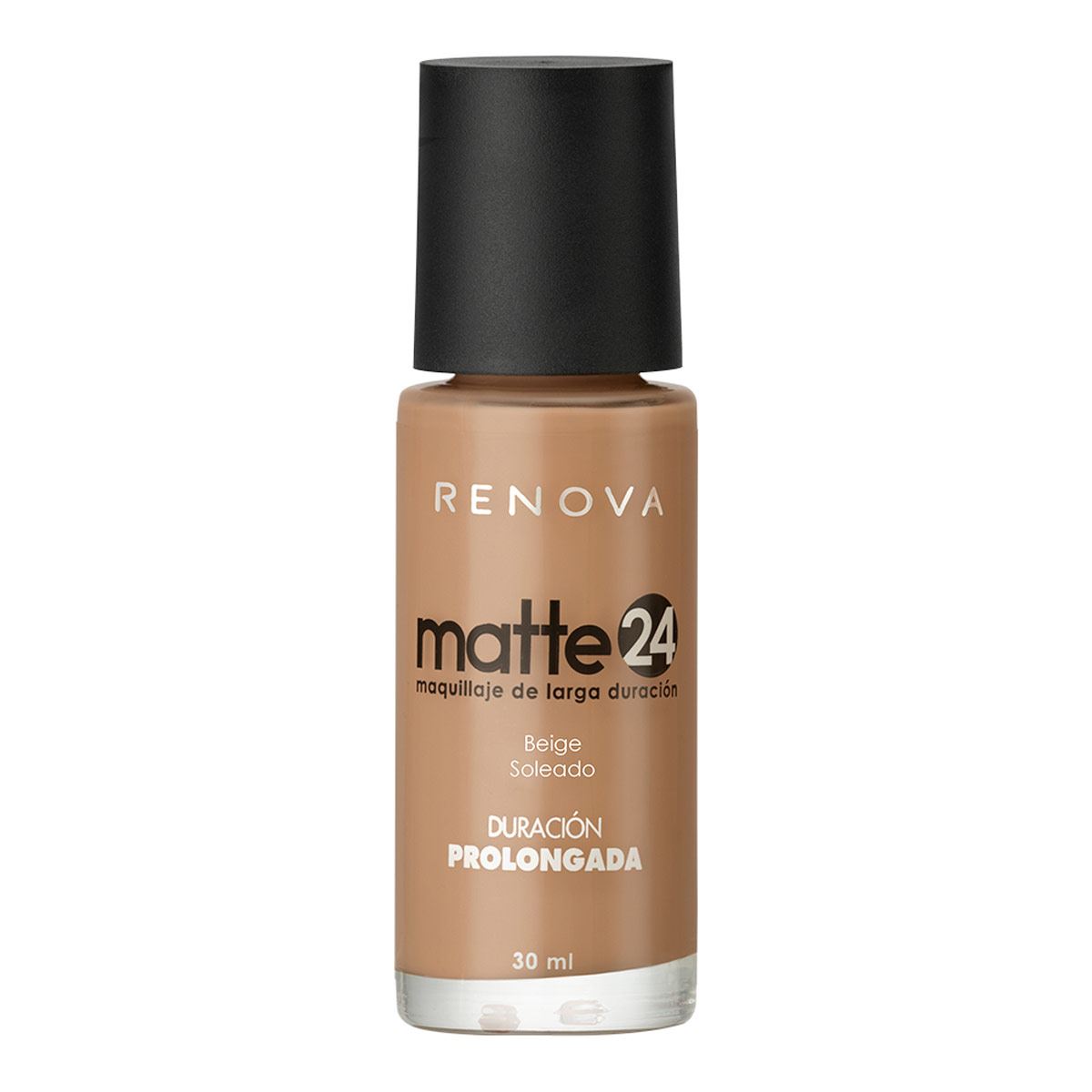 Maquillaje L&iacute;quido Matte 24 Beige Soleado Renova image number null
