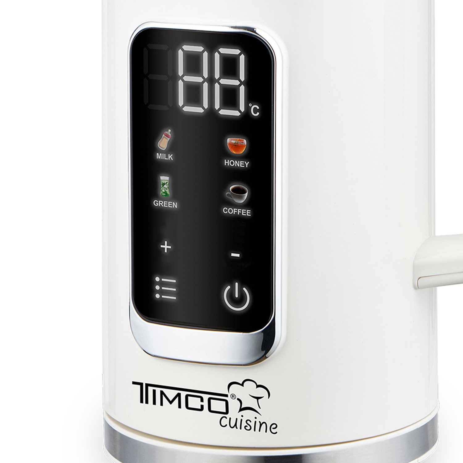 Tetera Eléctrica Blanca Pantalla Digital Timco image number null