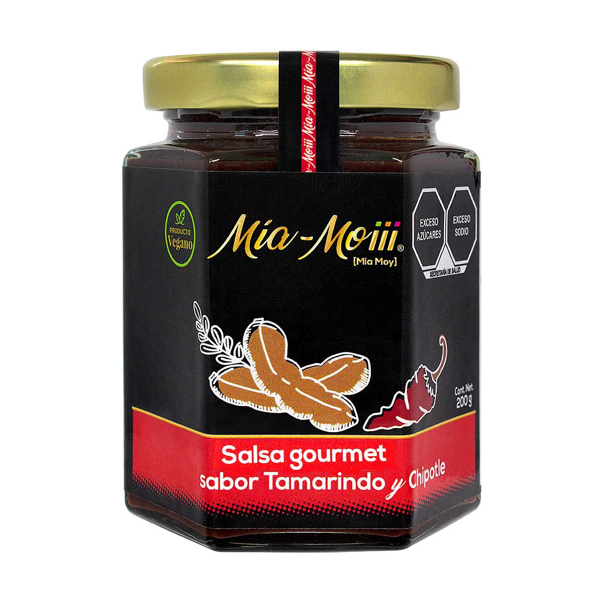 M&iacute;a-Moiii Salsa Gourmet Sabor Tamarindo y Chipotle image number null