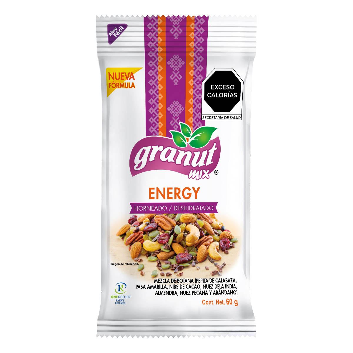 Mezcla de Semillas Horneado/Deshidratado Granut Mix Energy 60 g image number null