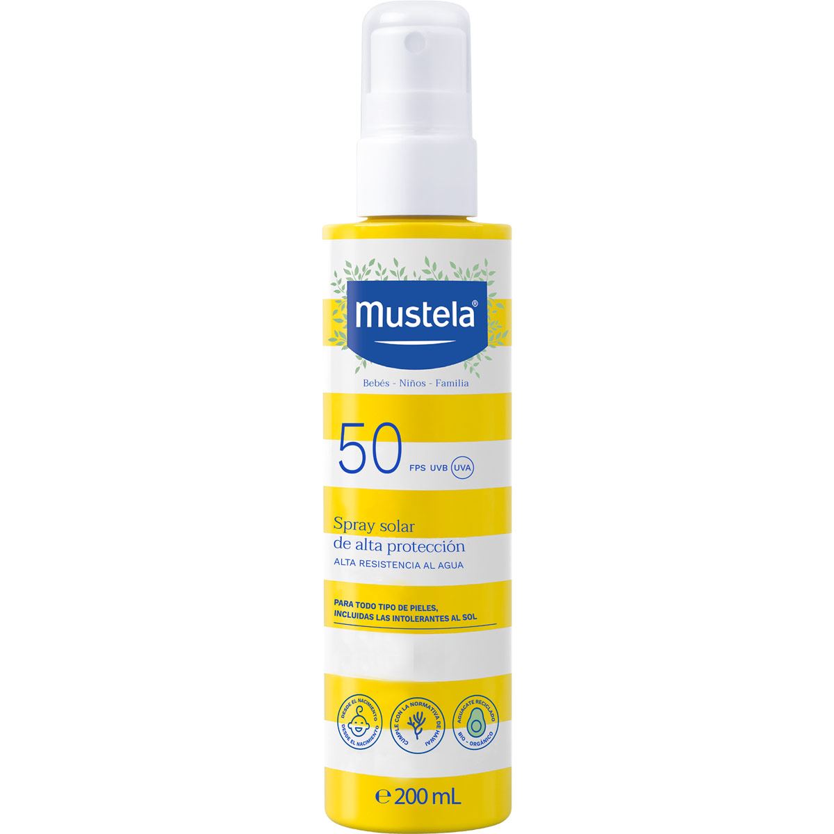 Mustela Spray Solar de Alta Protección SPF 50 200ml image number null