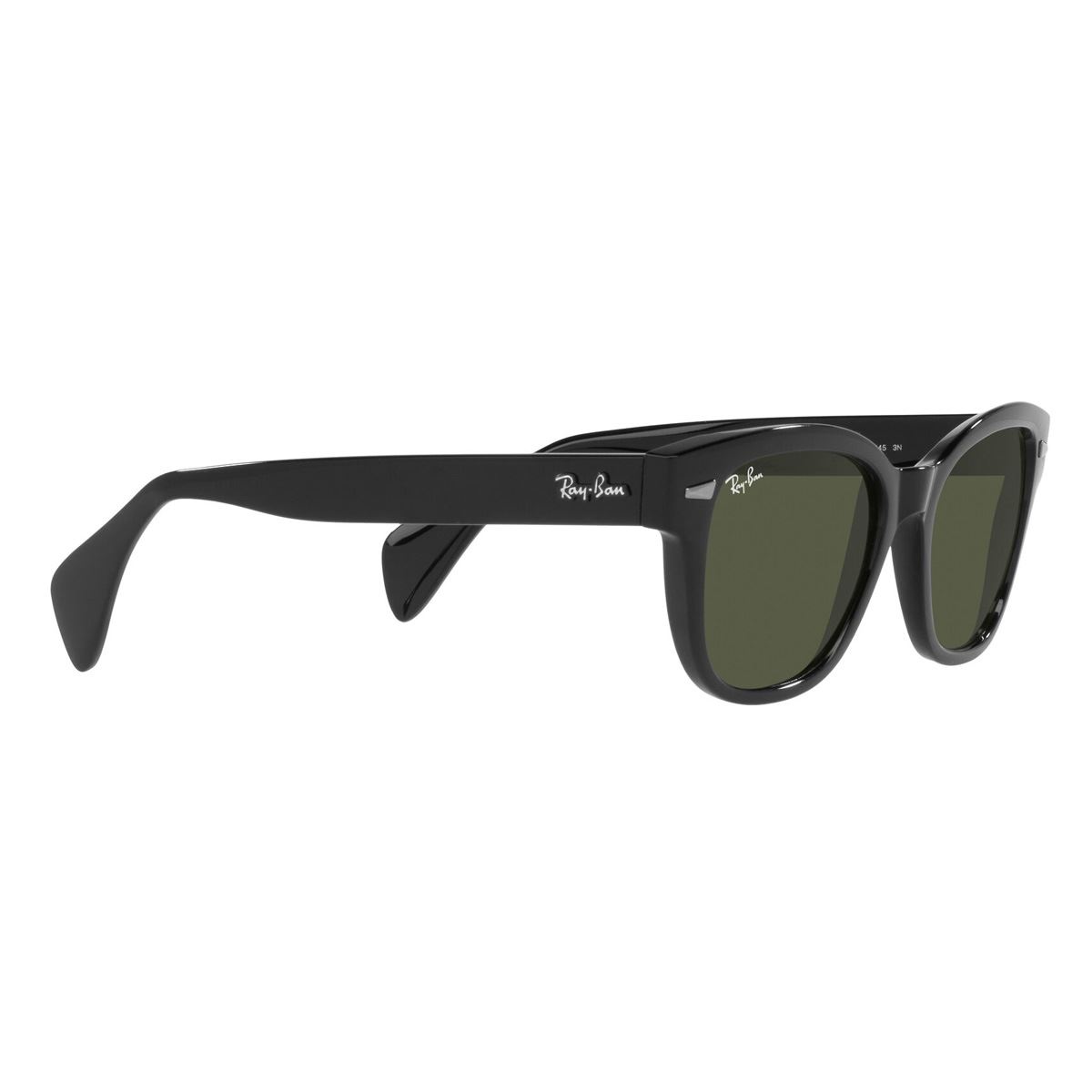 Lente Solar Ray-Ban Verde en Pl&aacute;stico Negro image number null