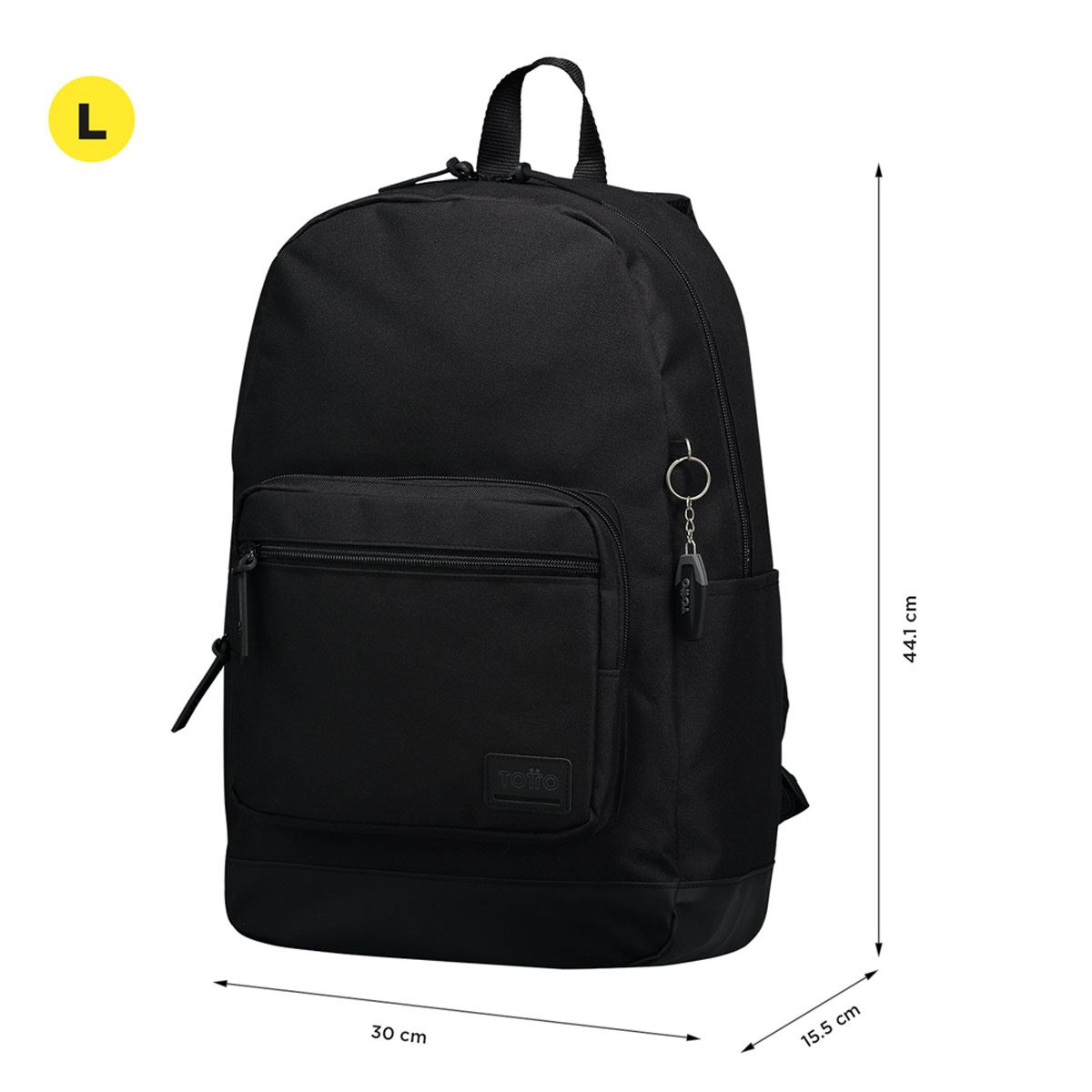Backpack Negra Tocax Totto image number null