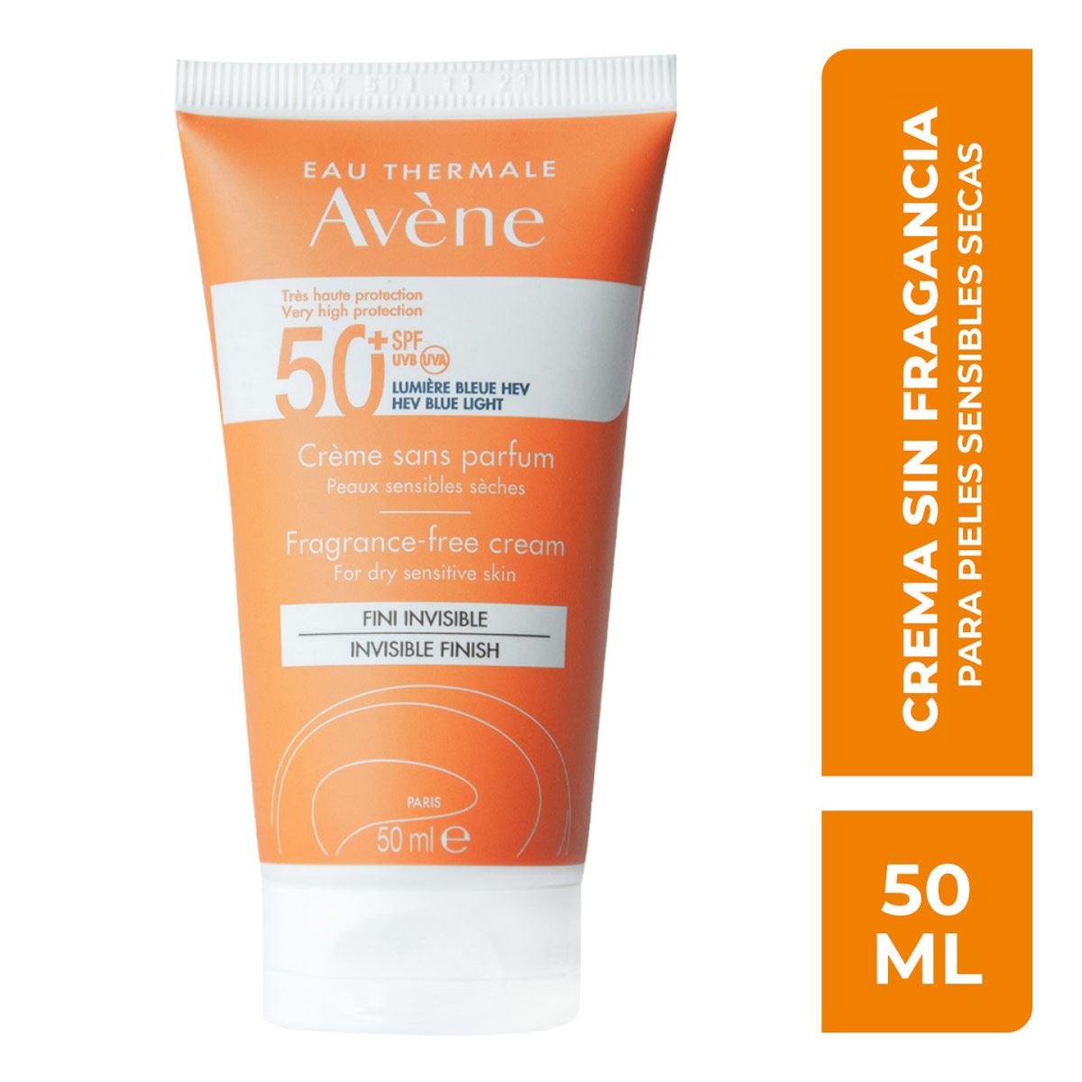 Avène Crema con Protector Solar FPS50+ sin perfume 50ml image number null