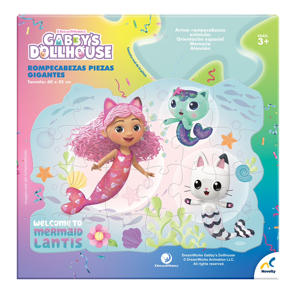 Rompecabezas Piezas Gigantes Gabby´S Dollhouse NOVELTY 24 Piezas image number null