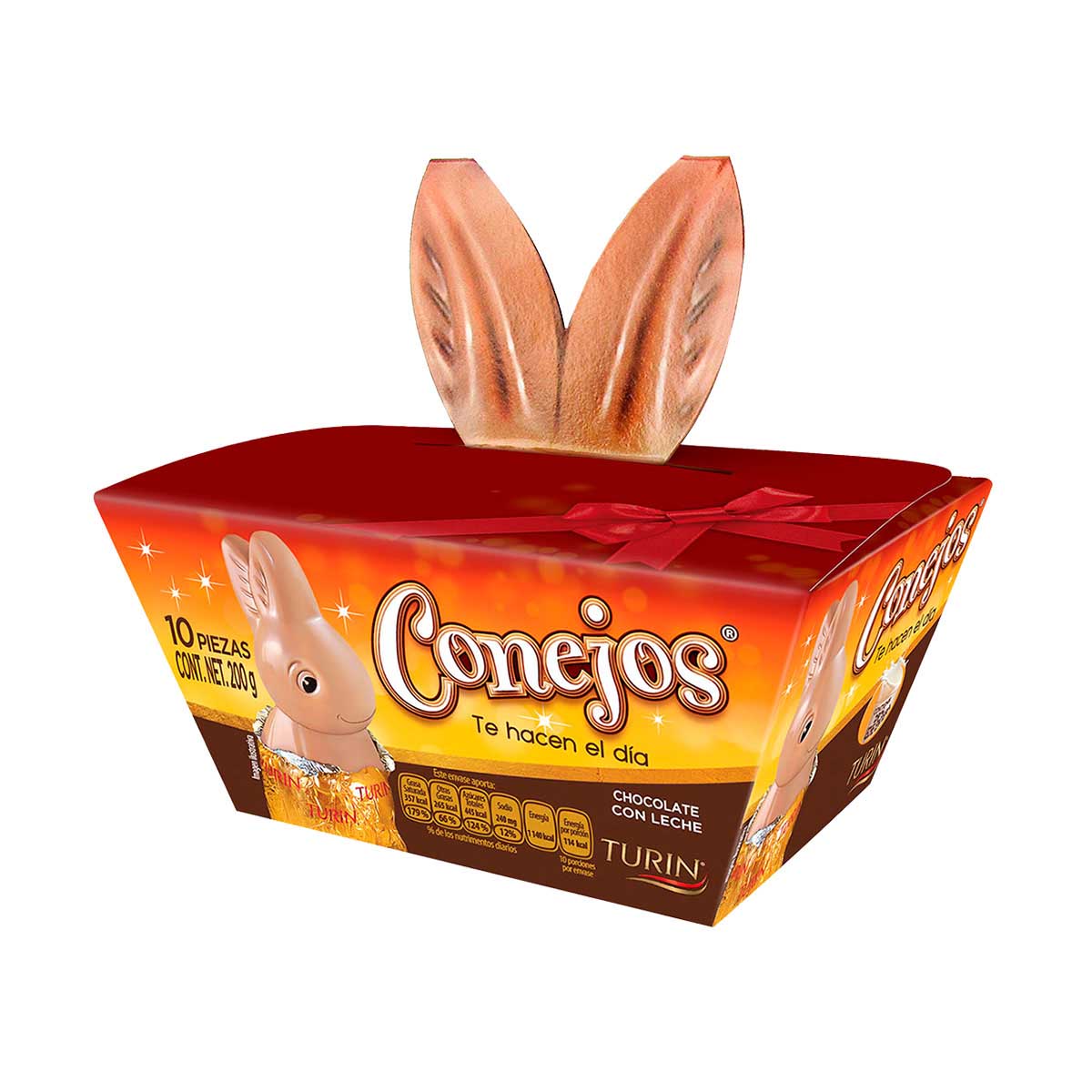 Caja de Chocolate Conejos Turin 10 piezas image number null