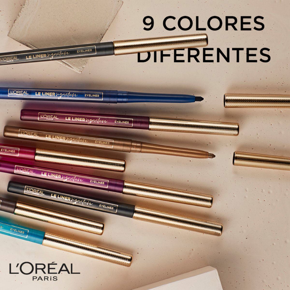 Delineador para Ojos L'Or&eacute;al Paris Le Liner Signature Turquoise Faux 28g image number null