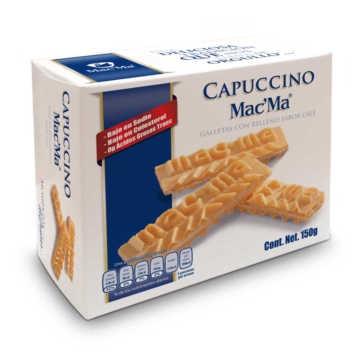 GALLETA CAPUCHINO 150 G image number null