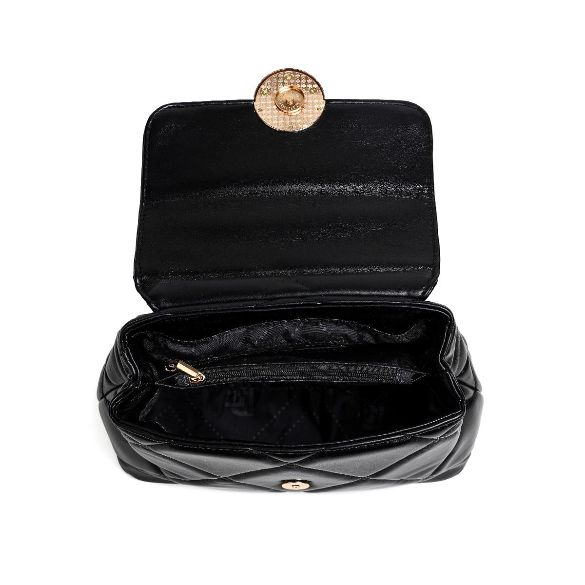 Bolso Satchel Perry Ellis Negro para Mujer image number null