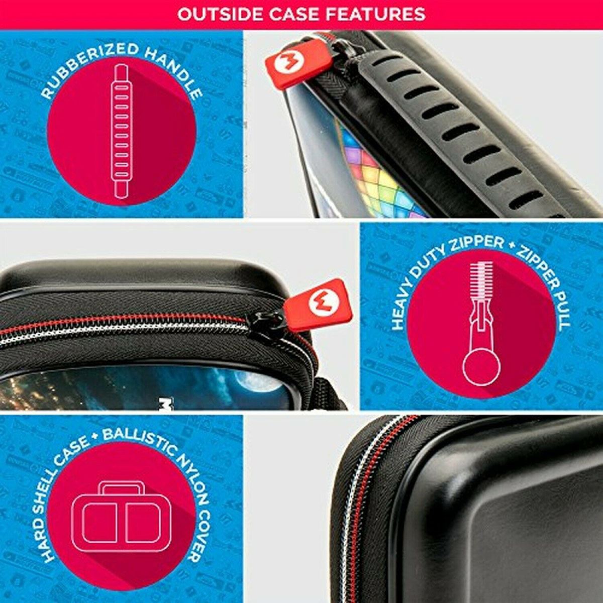 Estuche para Nintendo Switch Deluxe Mario Kart 8 image number null