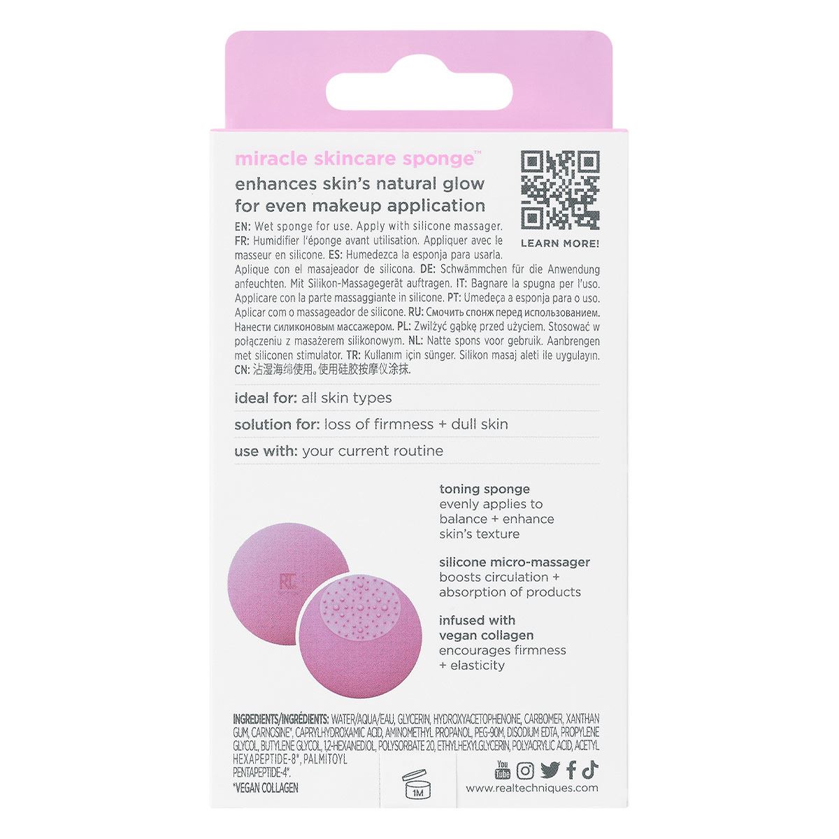 Esponja Miracle Skin Real Techniques image number null