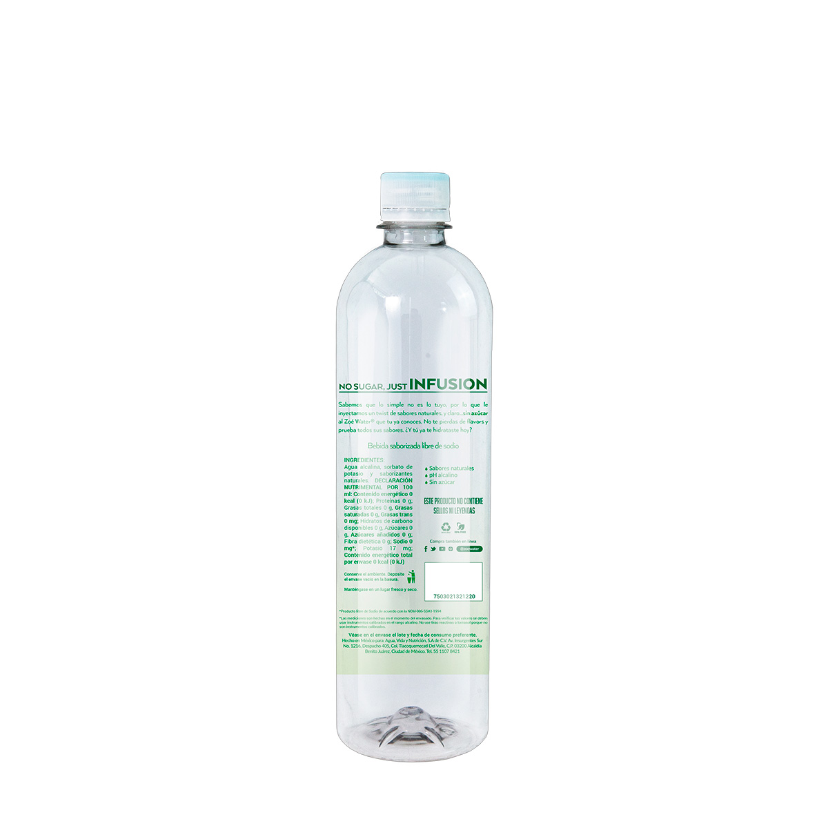 Zo&eacute; Water Falvors Jengibre Lim&oacute;n 500 ml image number null