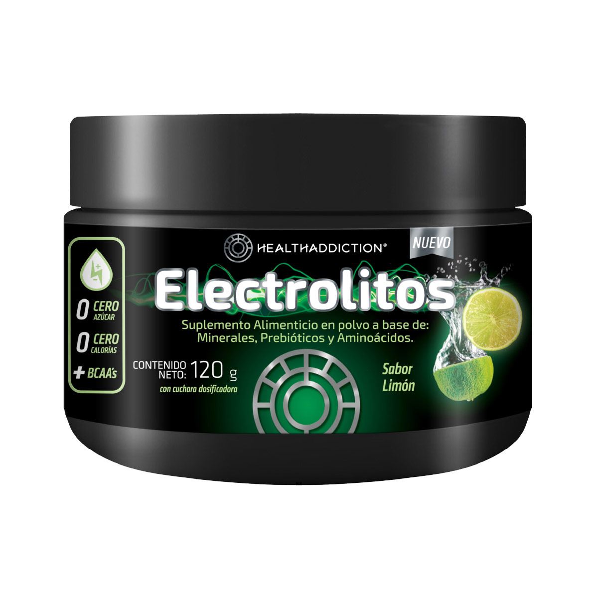 Electrolitos Limón Healthaddiction 120g image number null