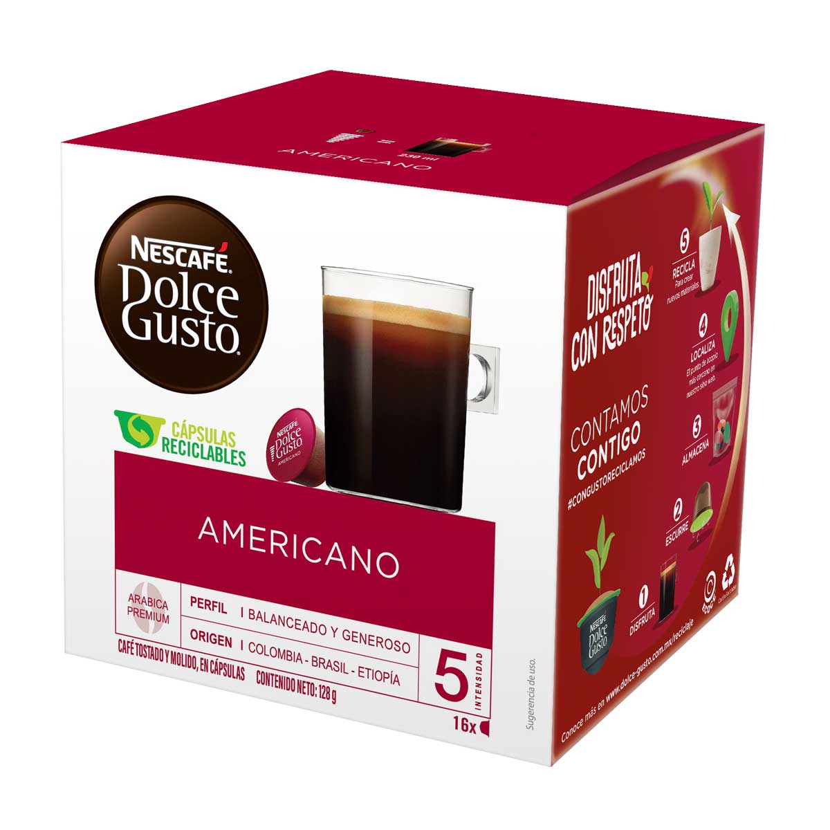 Cápsulas de Nescafé Americano image number null