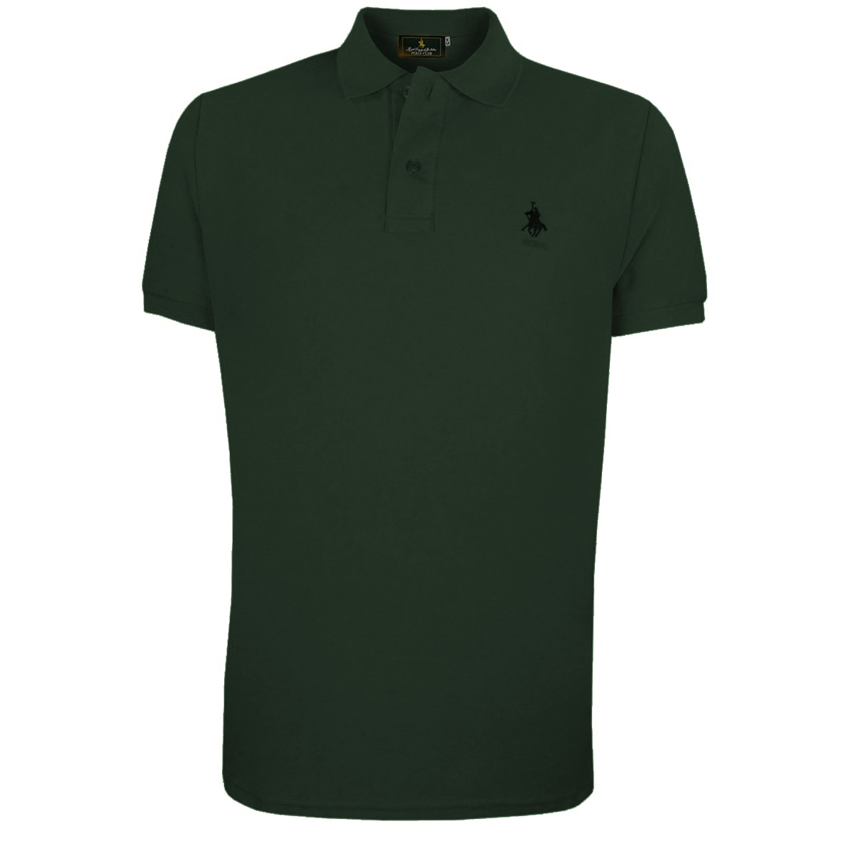 Playera Lisa Polo Club Verde Para Hombre CH image number null