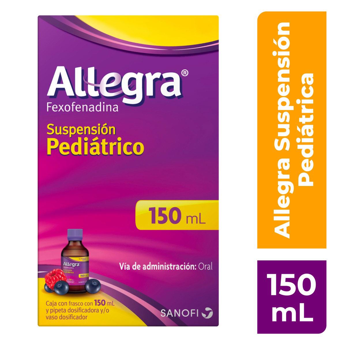 Allegra 150ml Suspensión Antihistamínico Infantil 6mg/ml image number null