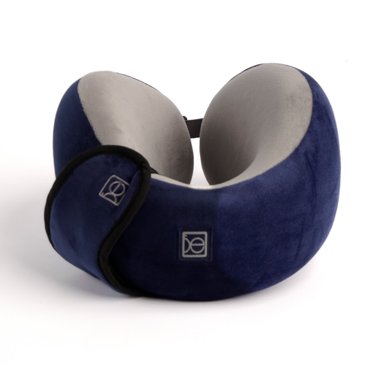 Almohada De Viaje Con Antifaz Azul Gris Cloe image number null