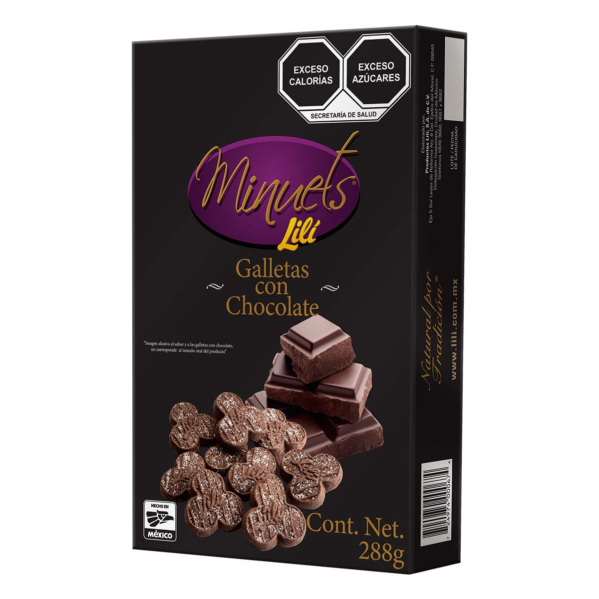 Minuets Lil&iacute; Galletas con Chocolate image number null