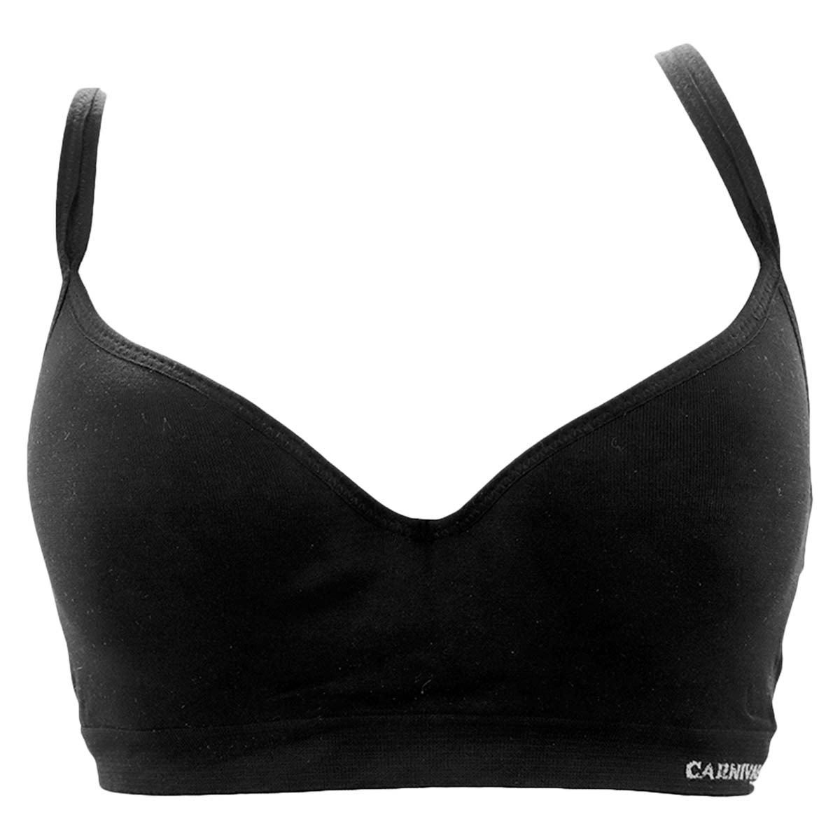 Brassiere Carnival Deportivo con varilla modelo 23780 talla 34B color negro dama image number null
