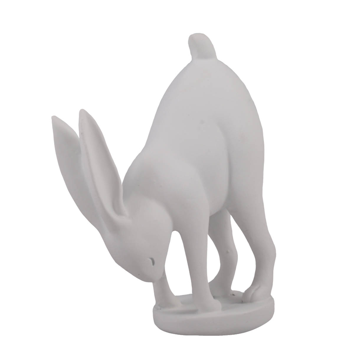HOME NATURE FIGURA DECORATIVA CONEJO YOGA COLOR BLANCO 10*8*4 cm image number null