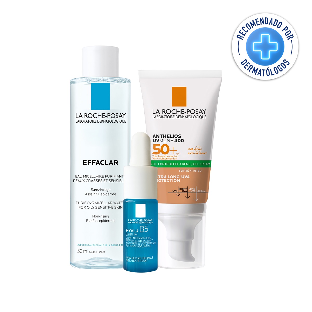 La Roche Posay Rutina De Protecci&oacute;n Solar Con Textura Gel Crema Con Color Para Piel Mixta A Grasa image number null