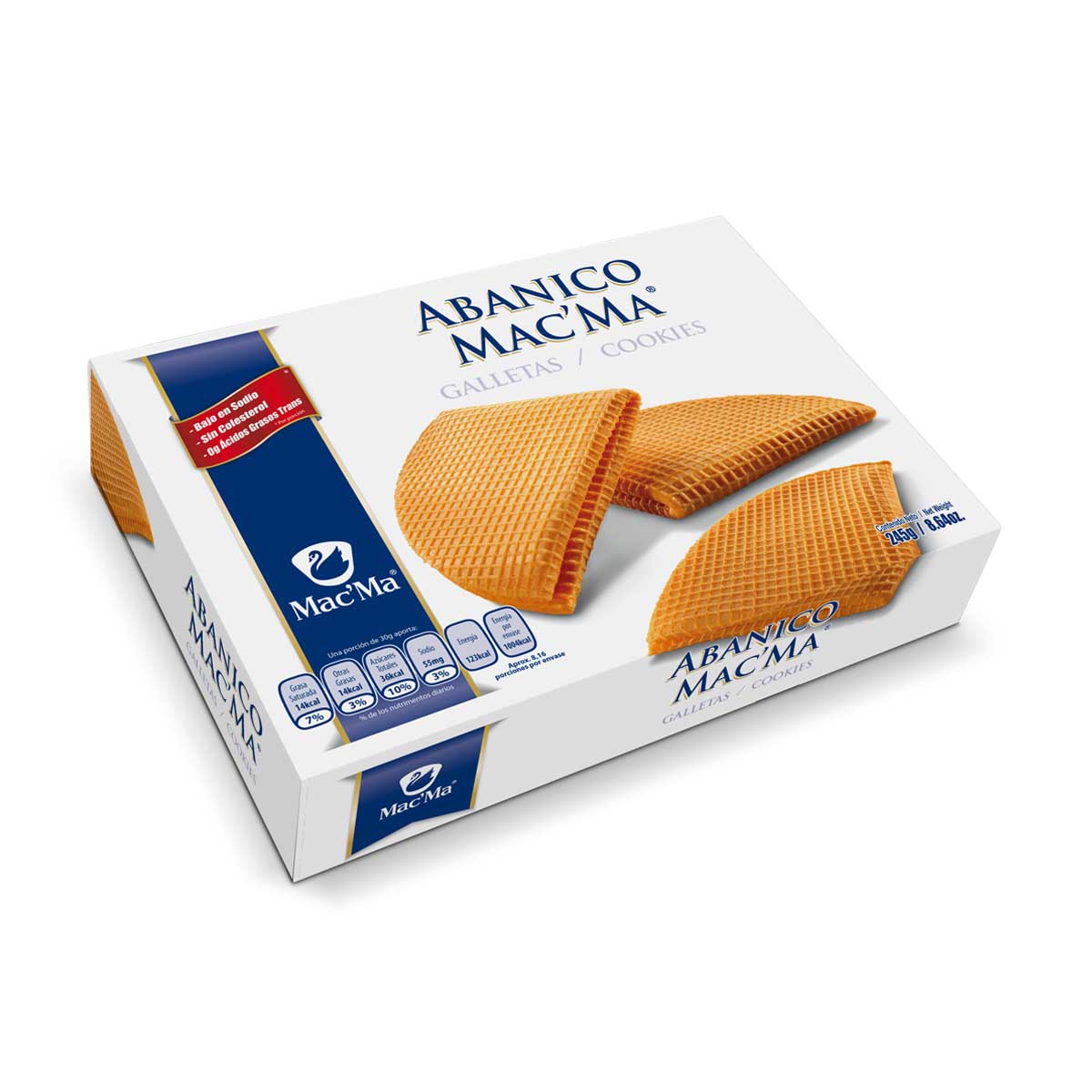 Galleta Abanico Mac&acute;Ma 245g image number null