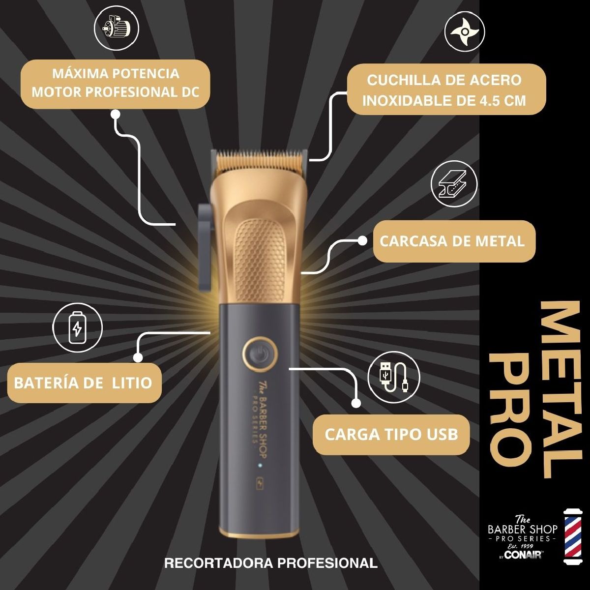 Conair Recortadora Profesional image number null