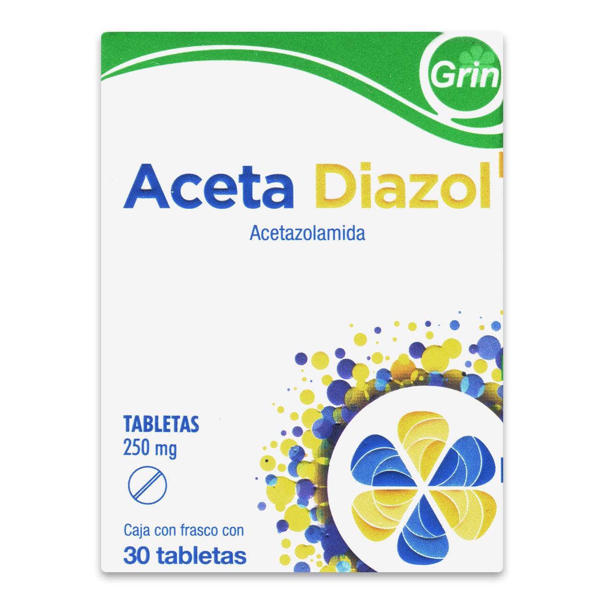 Aceta diazol 0.250g tab 30 image number null
