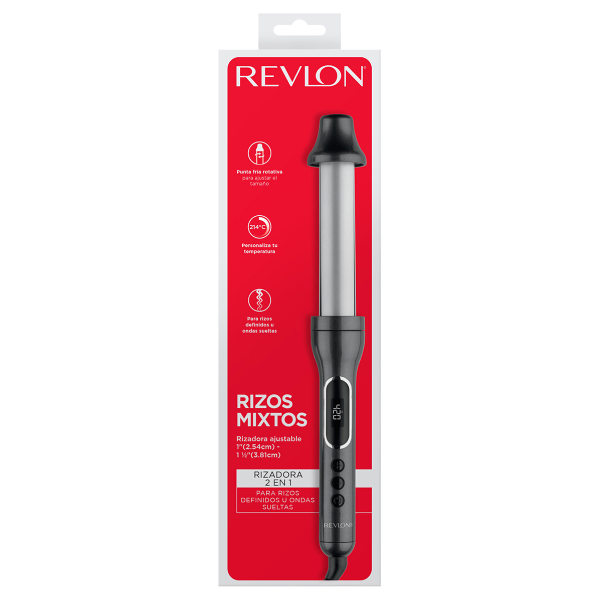 Rizadora Ajustable a 1 pulgada y 1/2 pulgada Revlon image number null