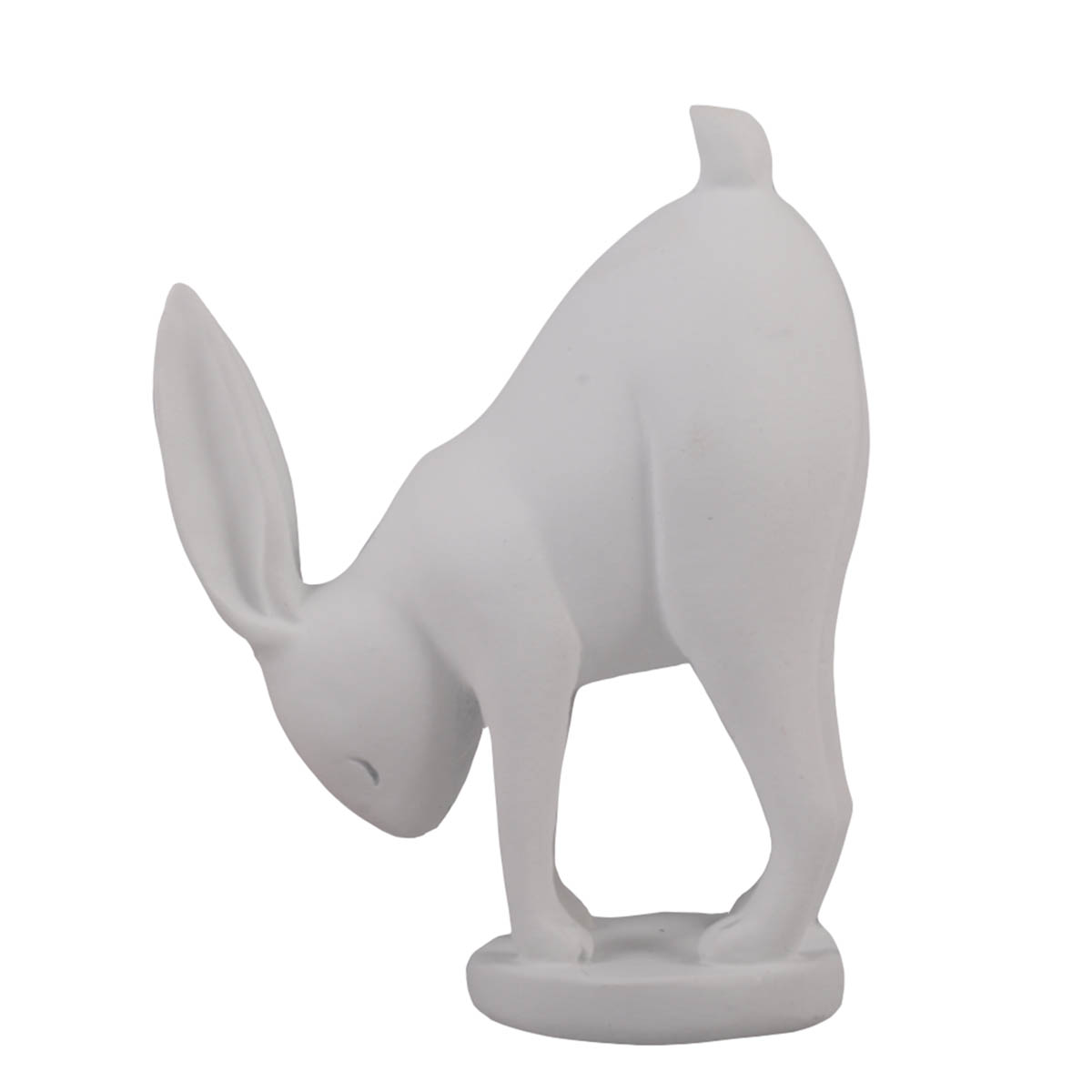 HOME NATURE FIGURA DECORATIVA CONEJO YOGA COLOR BLANCO 10*8*4 cm image number null