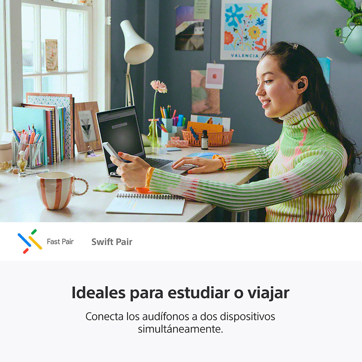 Audífonos Sony WF-C510 Negro image number null