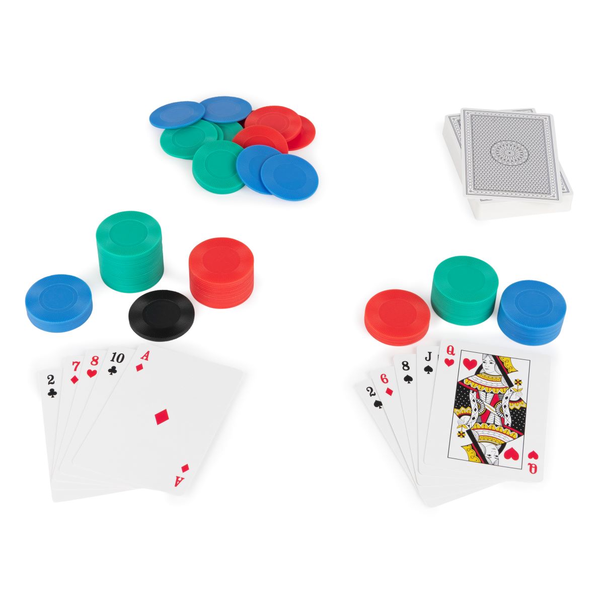 Set Poker 200 Fichas y Cartas Clásicos image number null