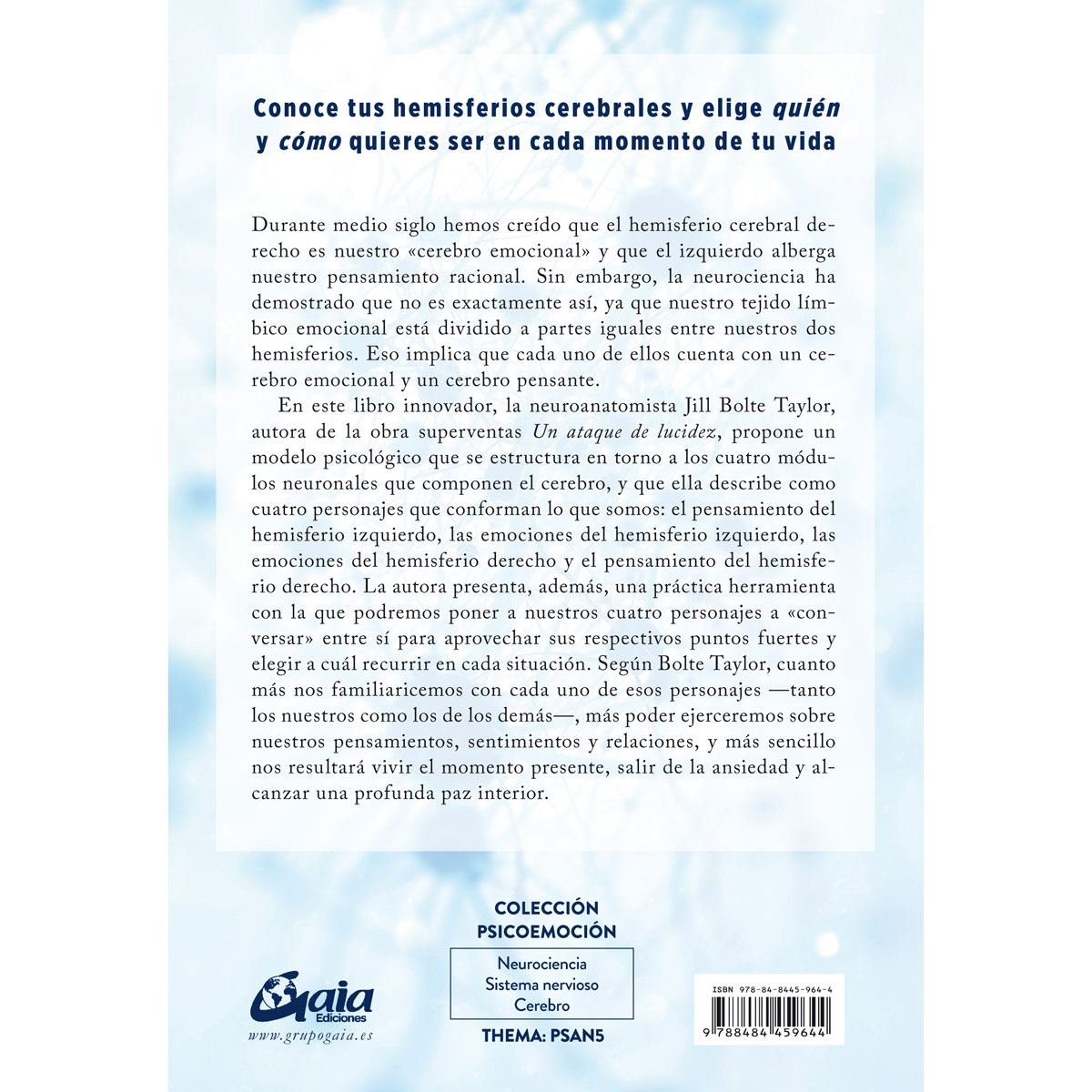 Cerebro l&uacute;cido. Los cuatro personajes que hay en tu cerebro y c&oacute;mo integrarlos para decidir qui&eacute;n quieres ser image number null