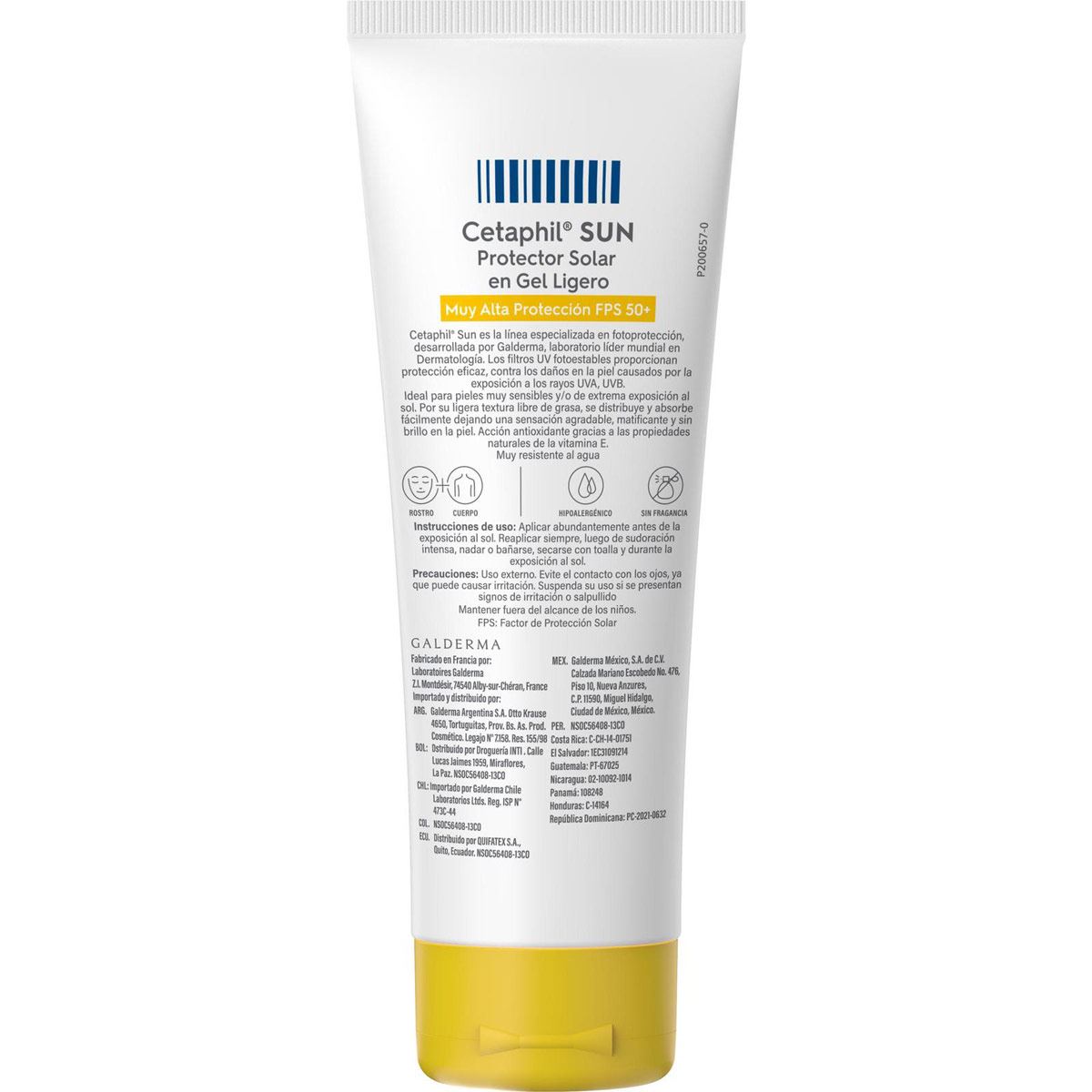 Cetaphil Sun FPS50+ Gel Ligero 100ml image number null