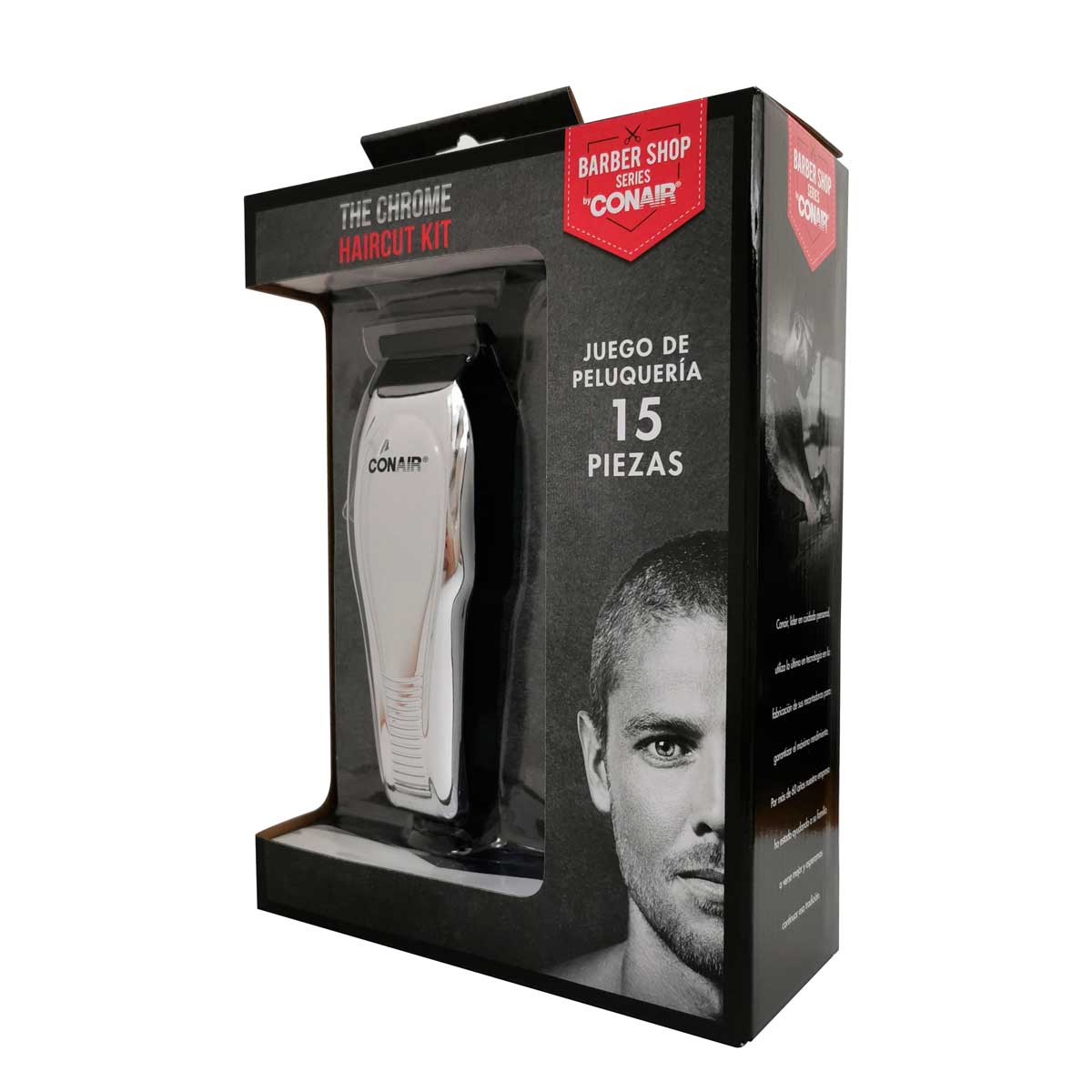 Juego de Peluquer&iacute;a 15 piezas cromado image number null