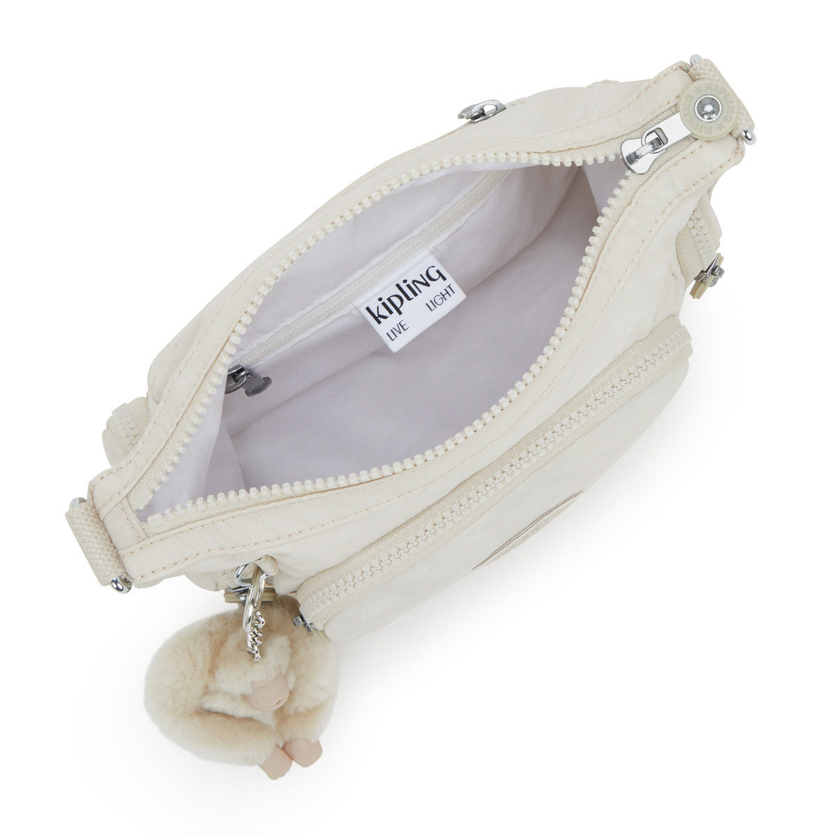 Bolsa Crossbody Kipling Color Beige para Mujer image number null