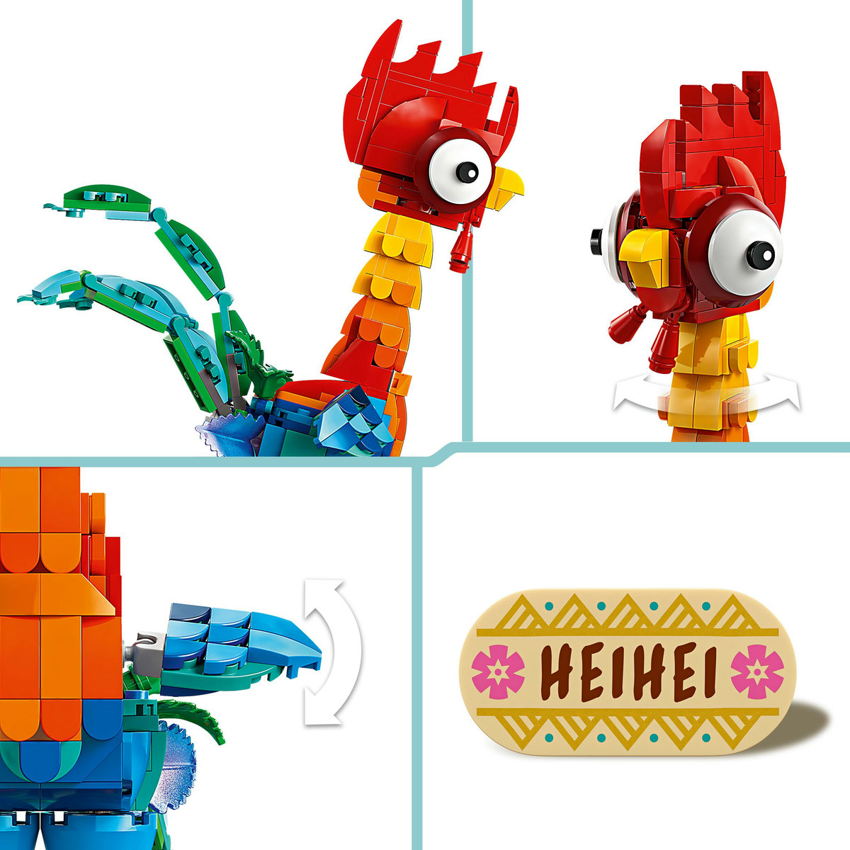 LEGO&reg; DISNEY PRINCESS Moana 2 Modelo del Gallo Heihei image number null