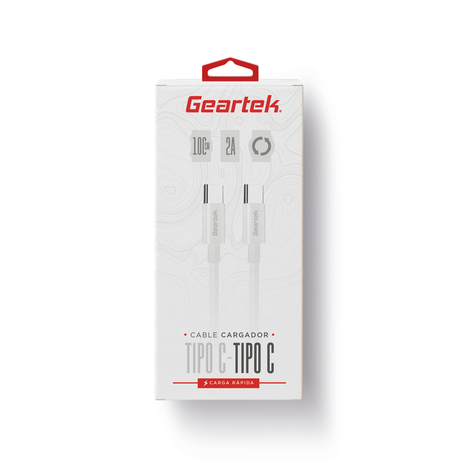 Cable Geartek Tipo C a Tipo C de Carga Rápida image number null