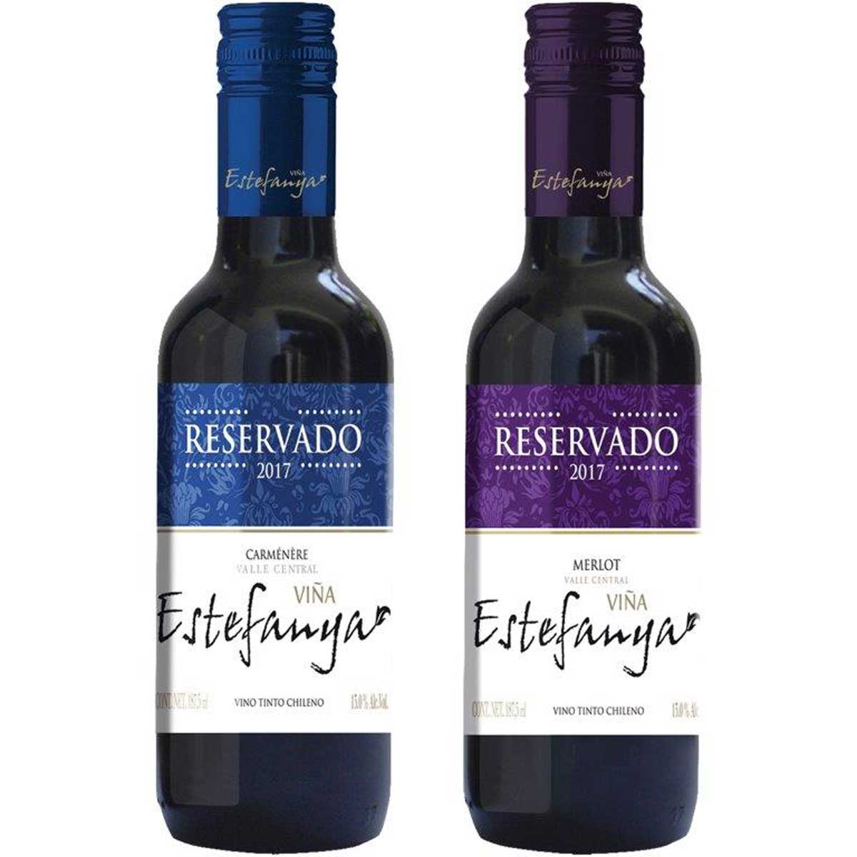 Duo Pack Vino Tinto Estefanya Merlot y Cabernet image number null